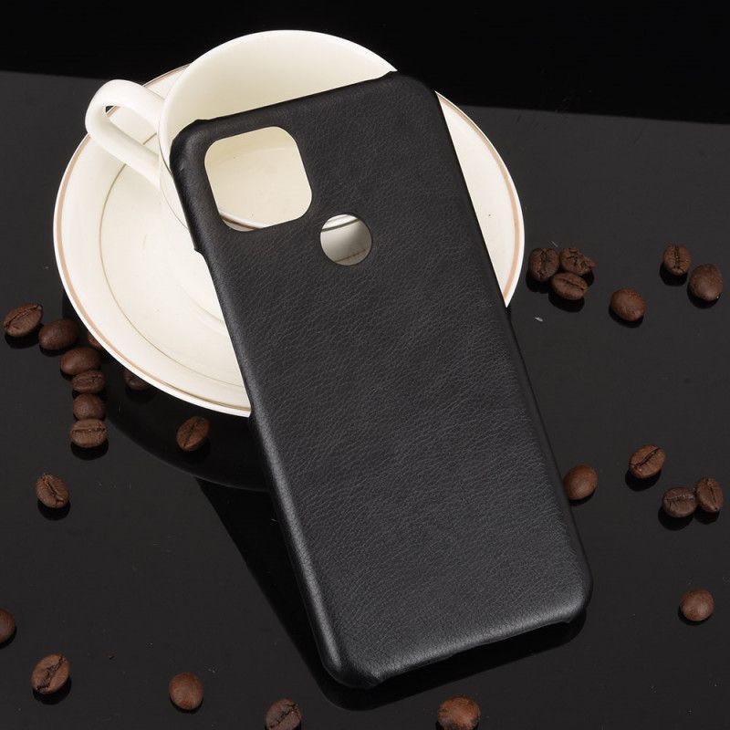 Coque Google Pixel 4a 5g Effet Cuir Litchi Performance