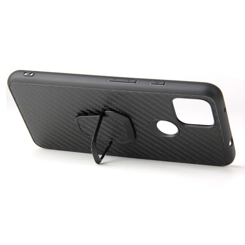 Coque Google Pixel 4a 5g Fibre Carbone Anneau-support