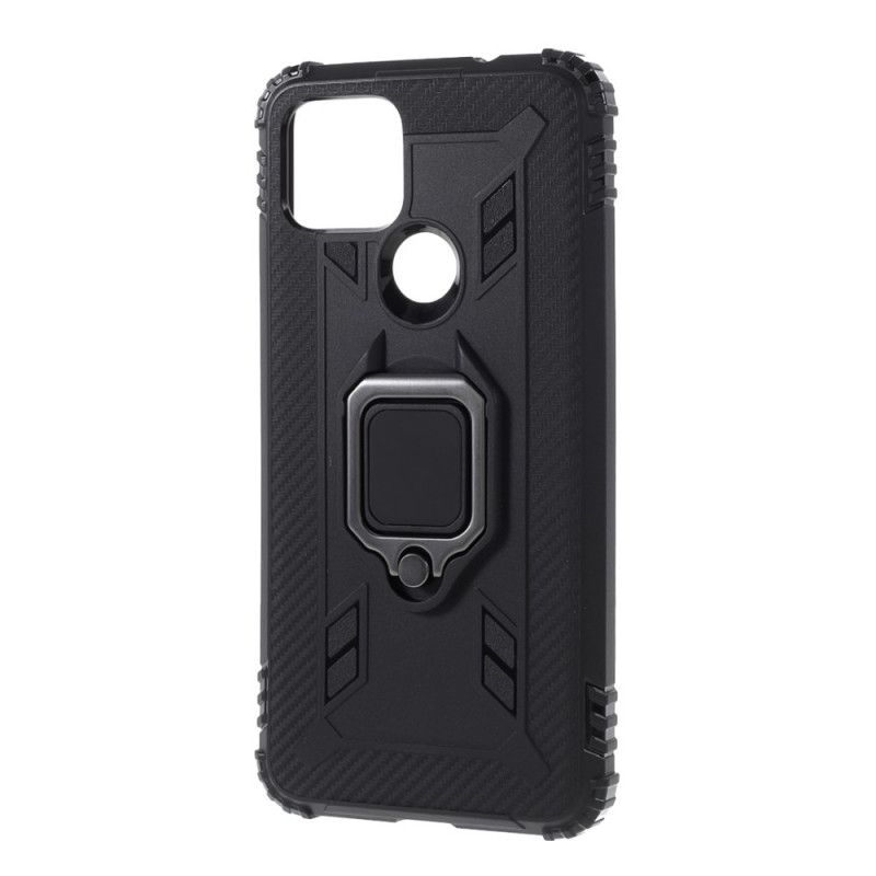 Coque Google Pixel 4a 5g Ring Et Fibre Carbone