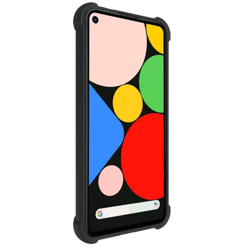 Coque Google Pixel 4a 5g Silicone Flexible Avec Film Pour Écran Imak