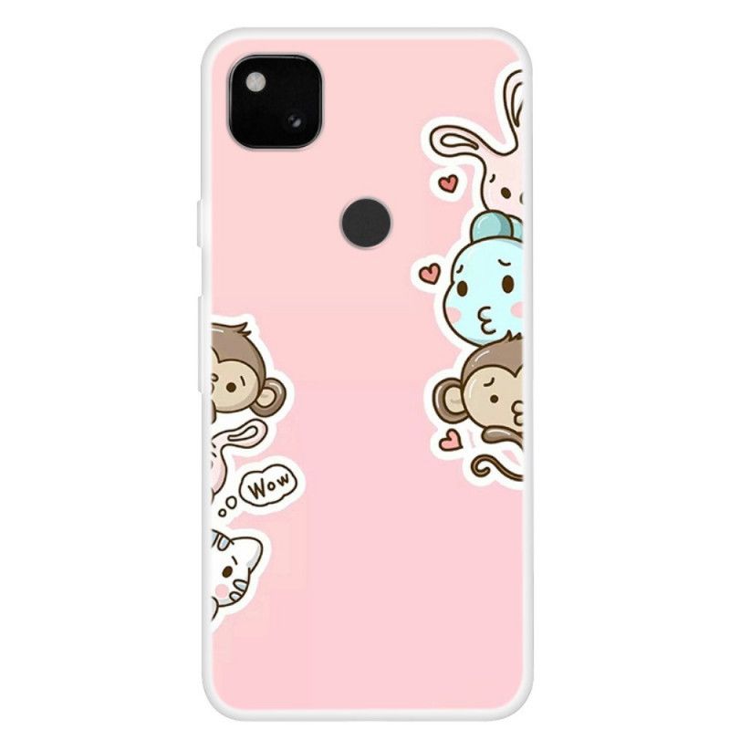 Coque Google Pixel 4a Animaux Wow