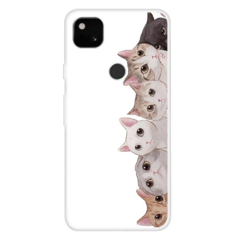 Coque Google Pixel 4a Chats À L'écoute