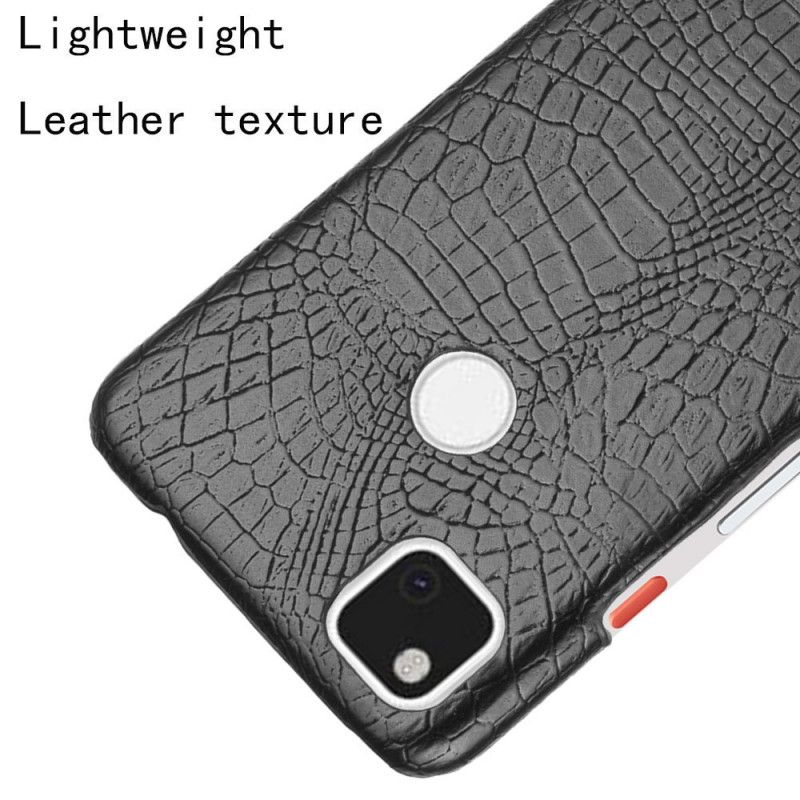 Coque Google Pixel 4a Effet Peau De Crocodile