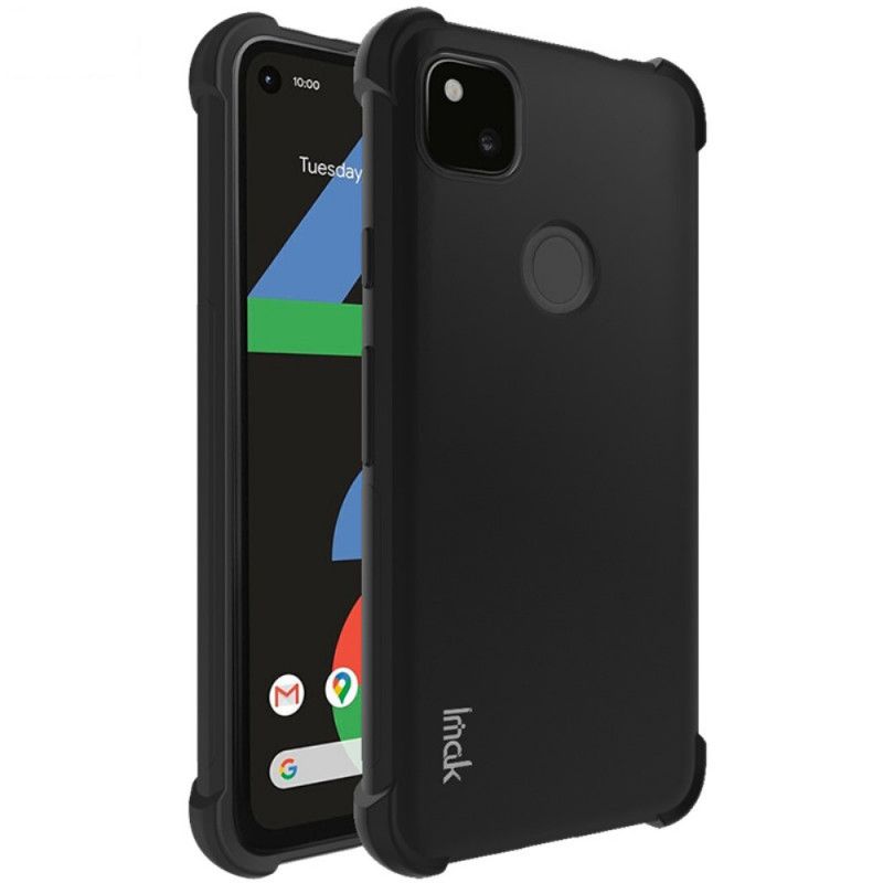 Coque Google Pixel 4a Silicone Flexible Avec Film Pour Écran Imak