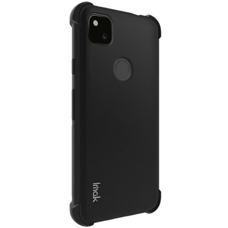 Coque Google Pixel 4a Silicone Flexible Avec Film Pour Écran Imak