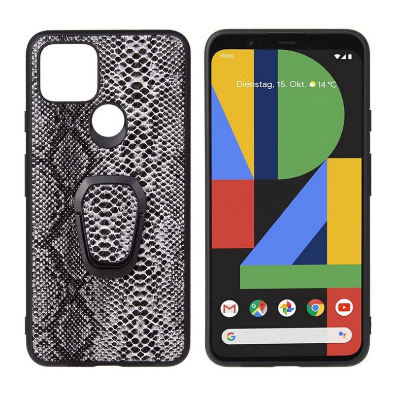 Coque Google Pixel 5 Style Serpent Anneau-support