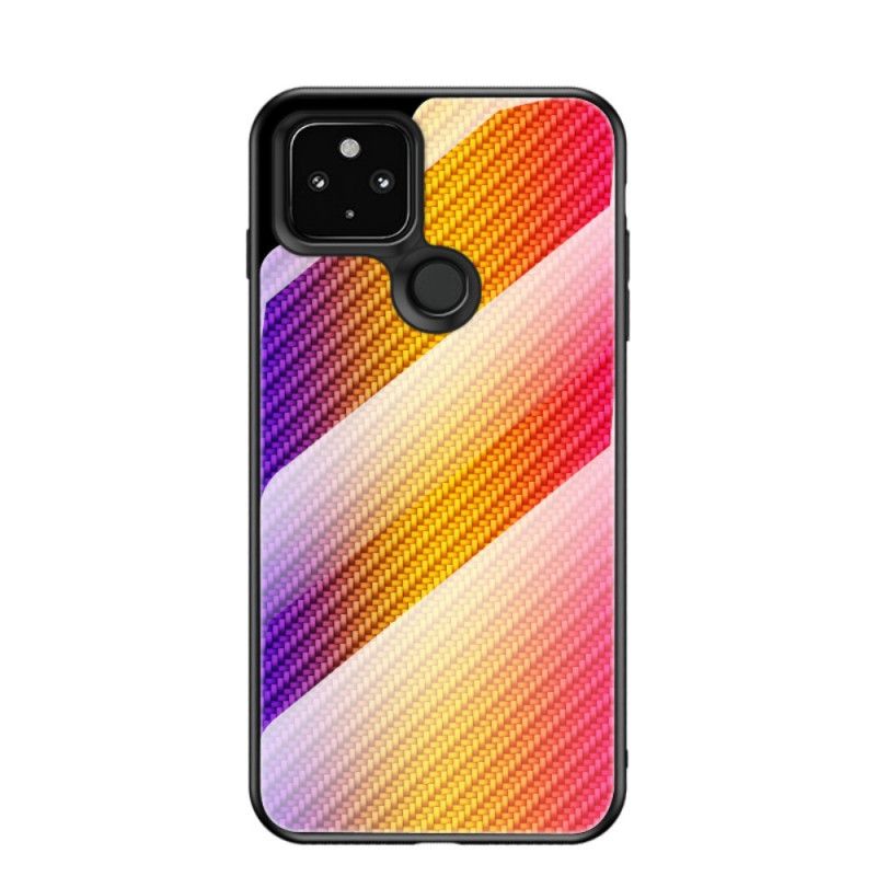 Coque Google Pixel 5 Verre Trempé Fibre Carbone