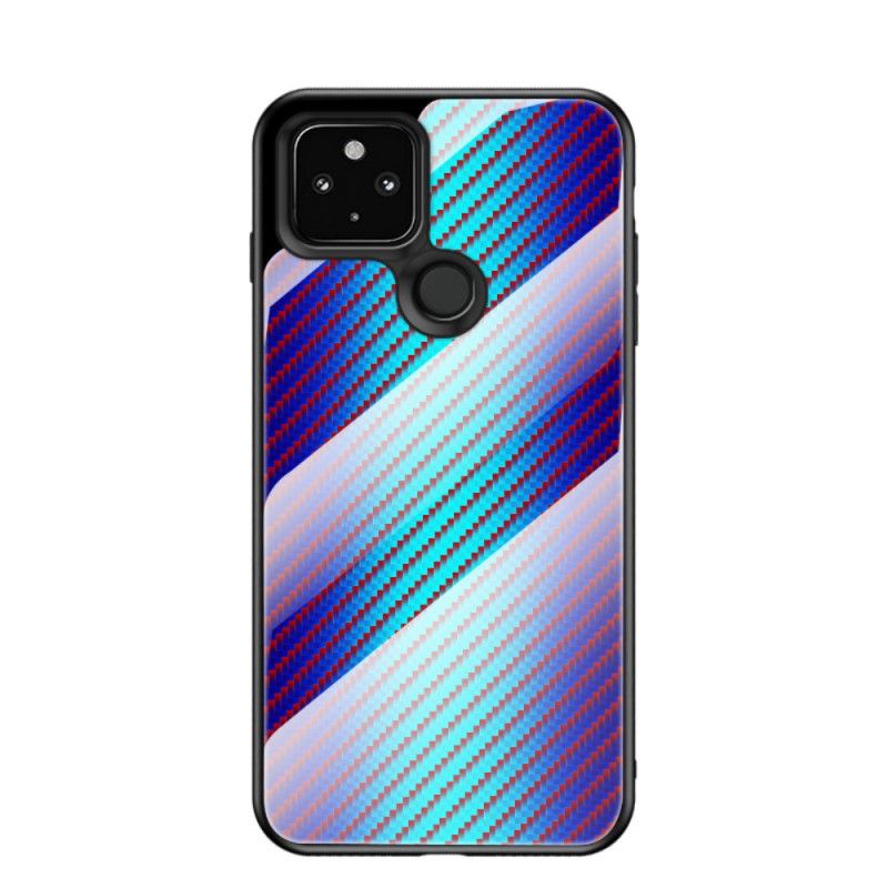 Coque Google Pixel 5 Verre Trempé Fibre Carbone