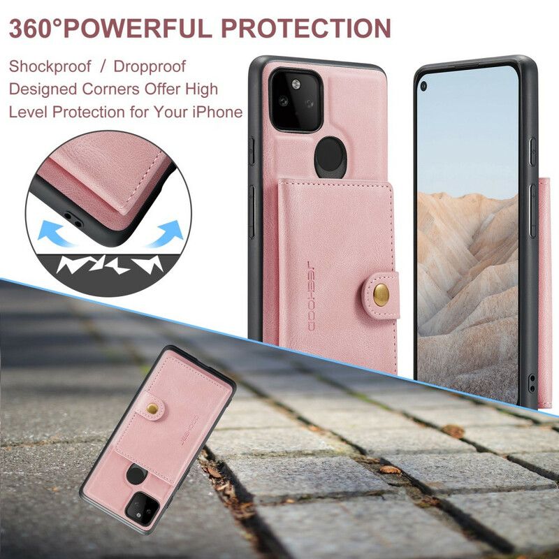 Coque Google Pixel 5A 5G Porte-cartes Détachable