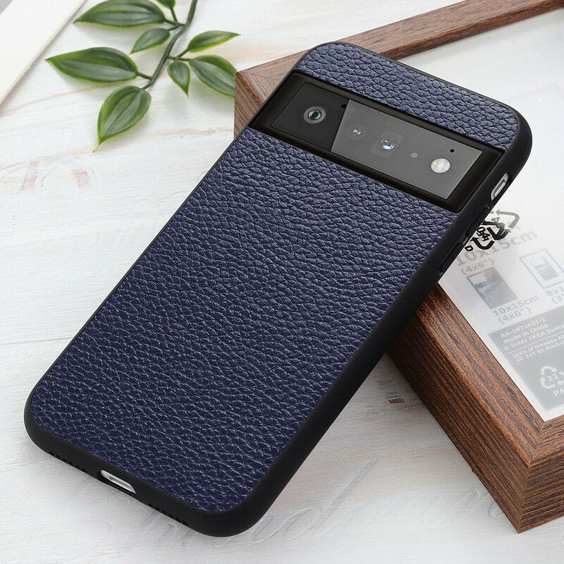 Coque Google Pixel 6 Pro Véritable Cuir Business