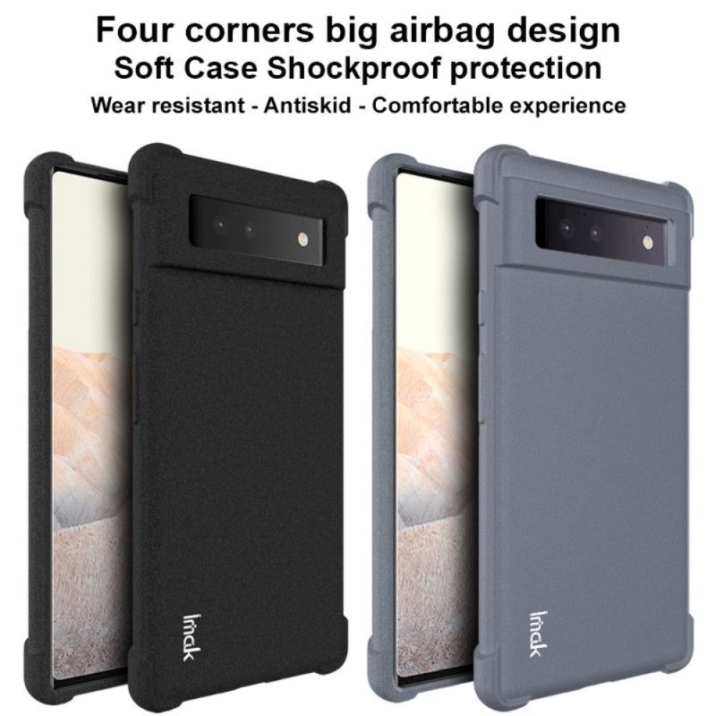 Coque Google Pixel 6 Silicone Flexible Avec Film Pour Écran Imak