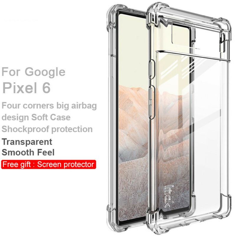 Coque Google Pixel 6 Transparente Avec Film Écran Imak