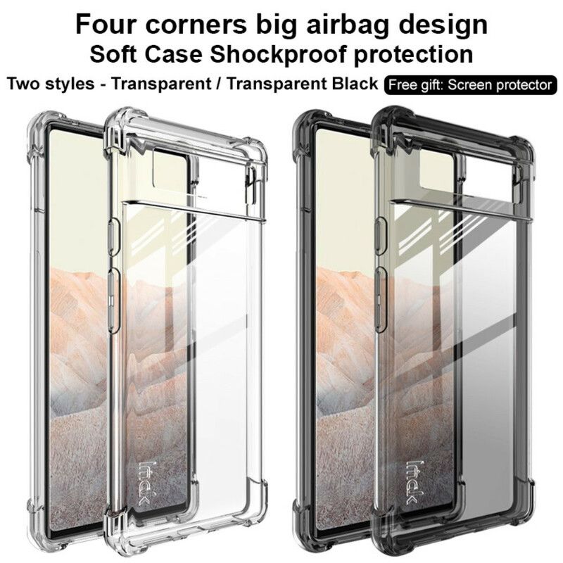 Coque Google Pixel 6 Transparente Avec Film Écran Imak