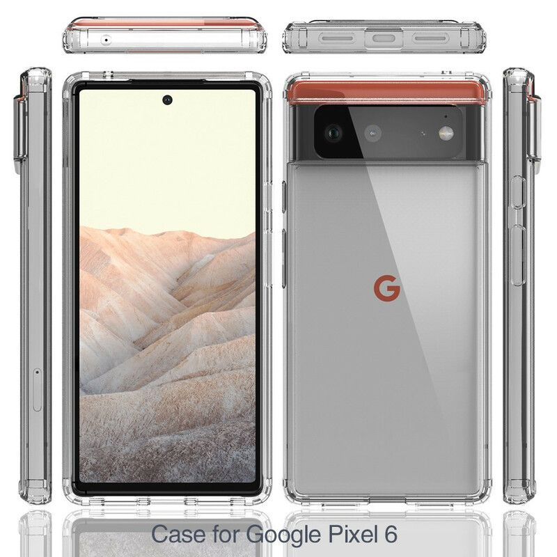 Coque Google Pixel 6 Transparente Porte-carte