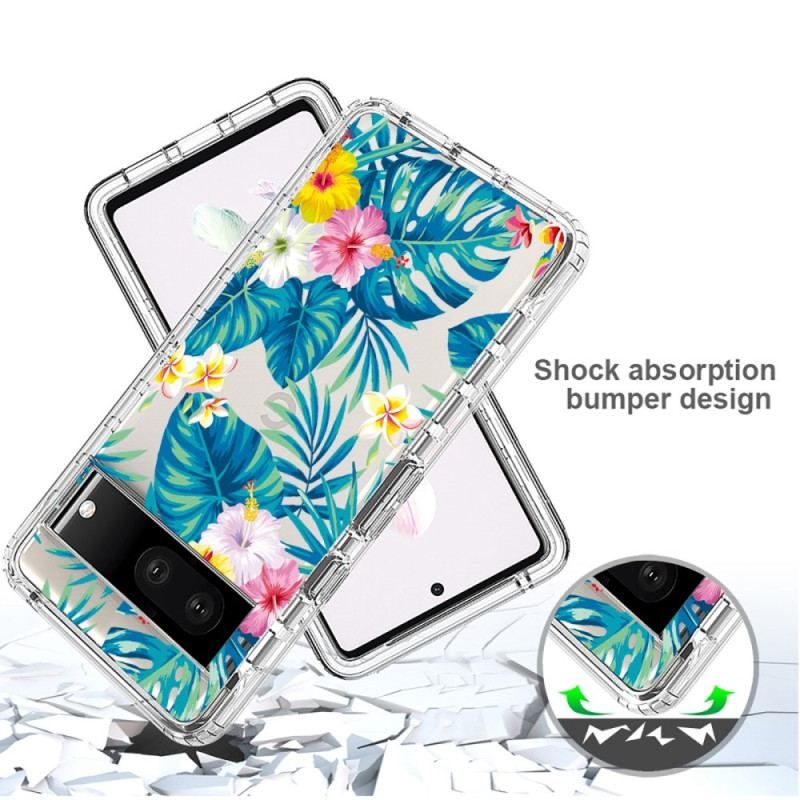 Coque Google Pixel 7 Fleurs Fantaisie