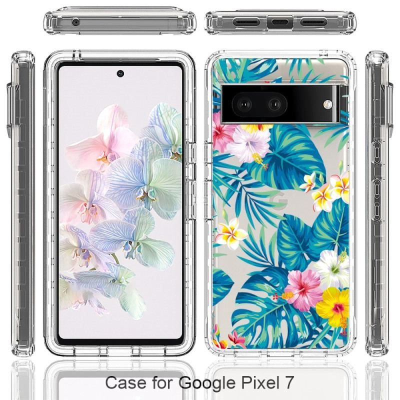 Coque Google Pixel 7 Fleurs Fantaisie