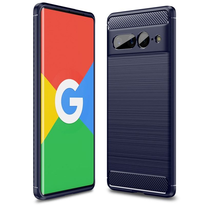 Coque Google Pixel 7 Pro Fibre Carbone Brossée