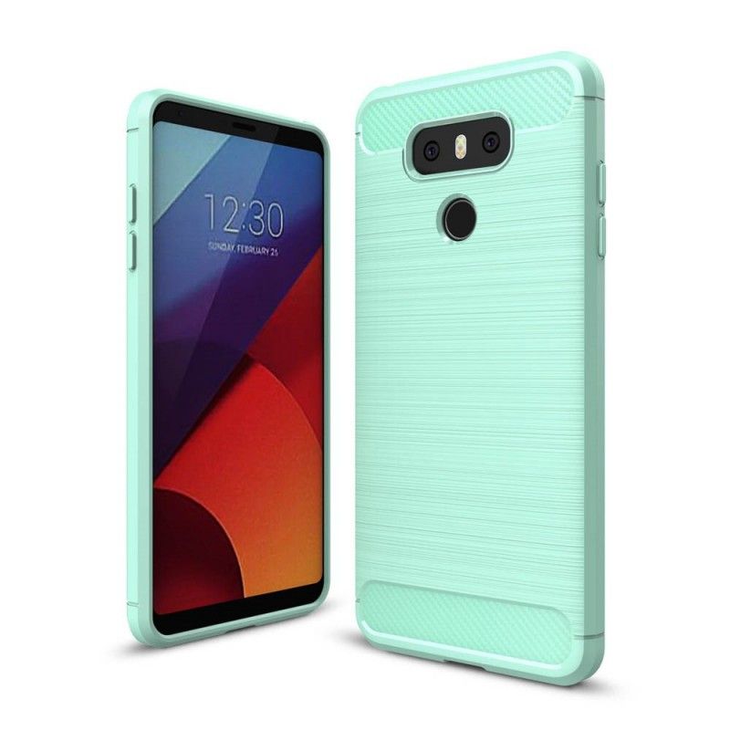 Coque Lg G6 Fibre Carbone Brossée