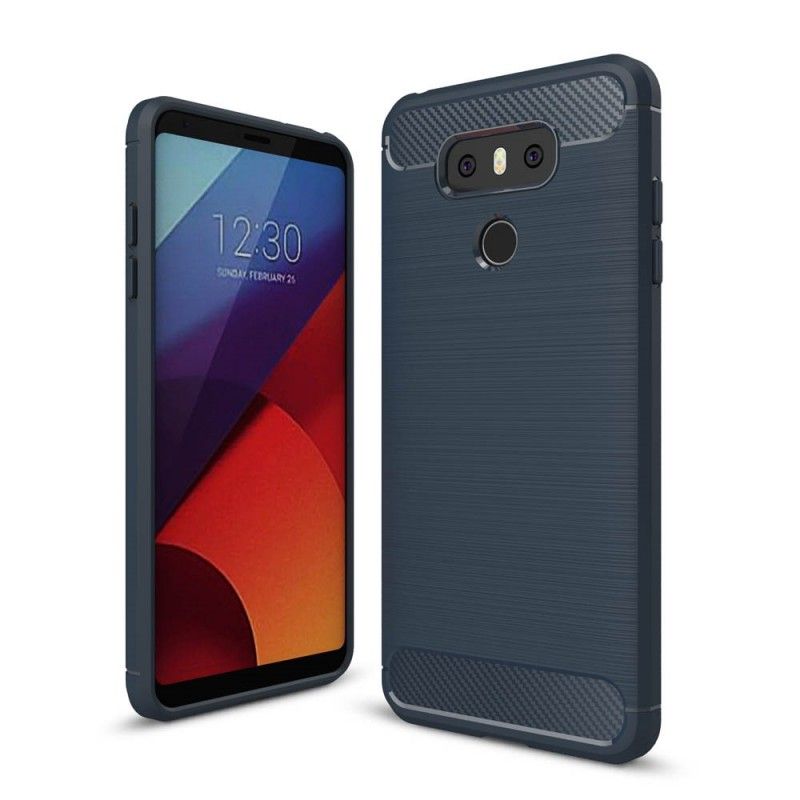 Coque Lg G6 Fibre Carbone Brossée