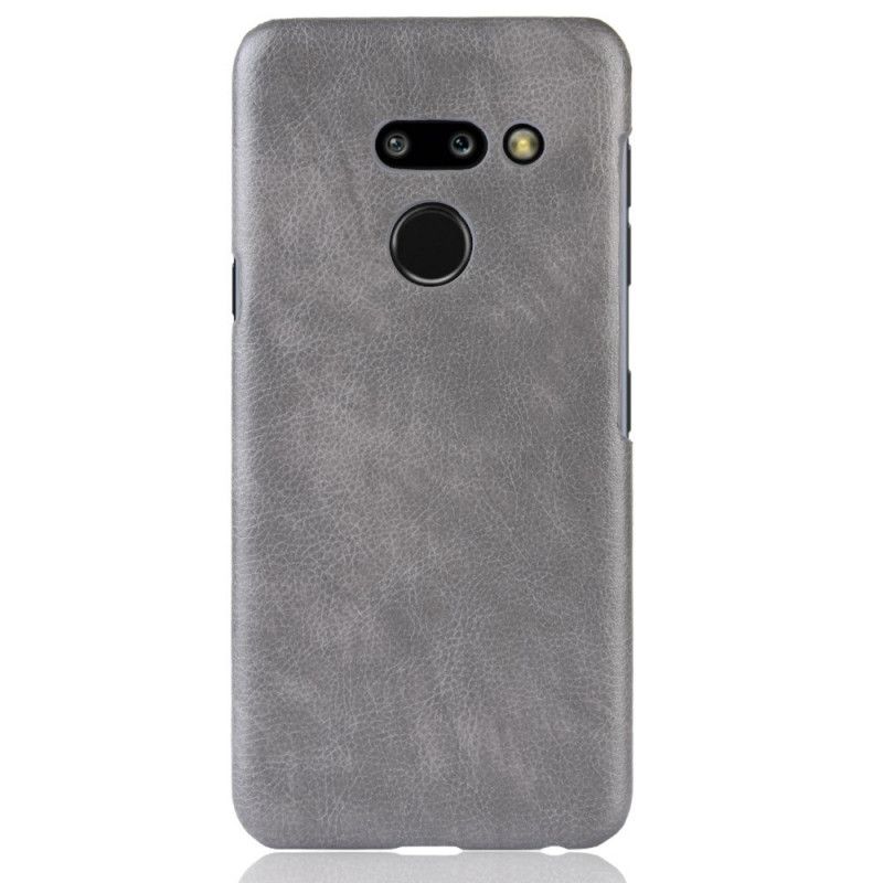 Coque Lg G8 Thinq Effet Cuir Litchi