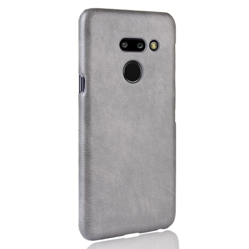 Coque Lg G8 Thinq Effet Cuir Litchi