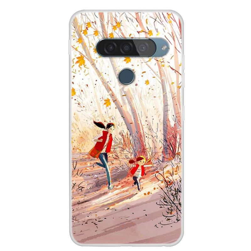 Coque Lg G8s Thinq Paysage D'automne