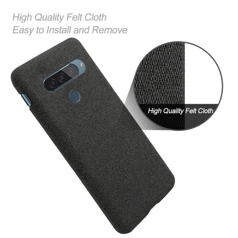 Coque Lg G8s Thinq Texture Tissu Ksq