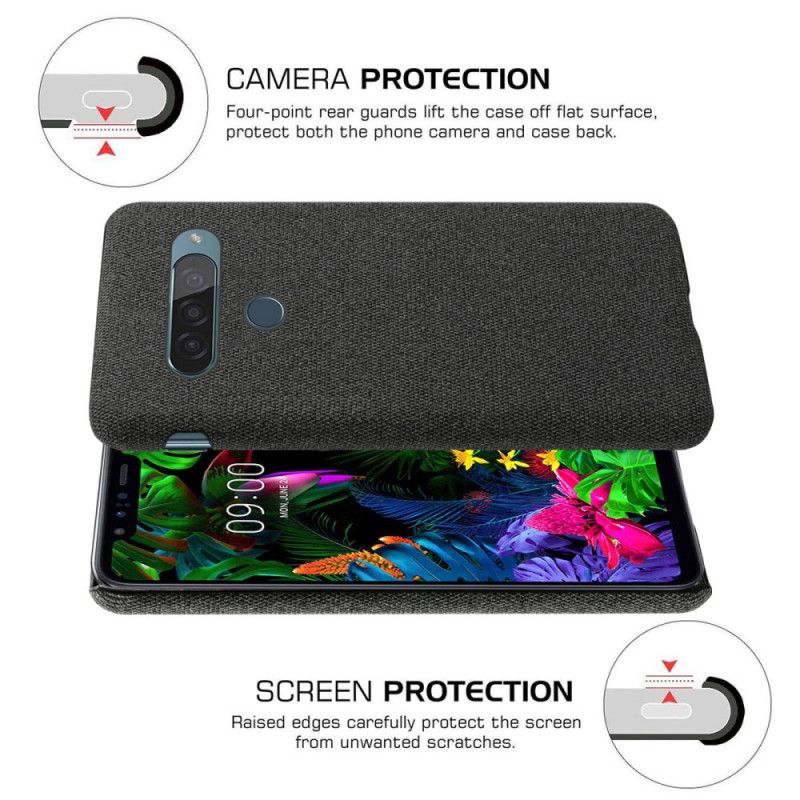 Coque Lg G8s Thinq Texture Tissu Ksq