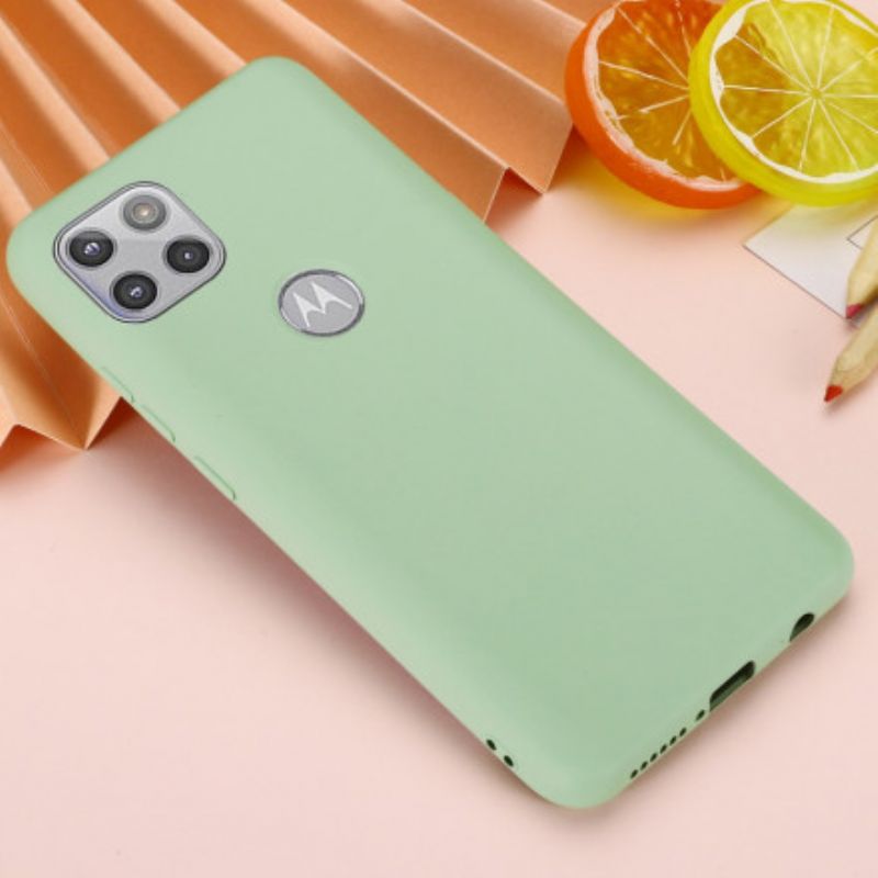 Coque Moto G 5G Conception Silicone Liquide Avec Lanière