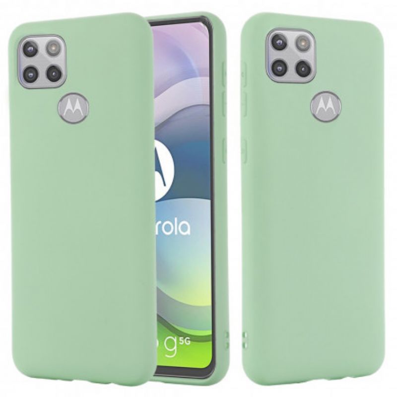 Coque Moto G 5G Conception Silicone Liquide Avec Lanière