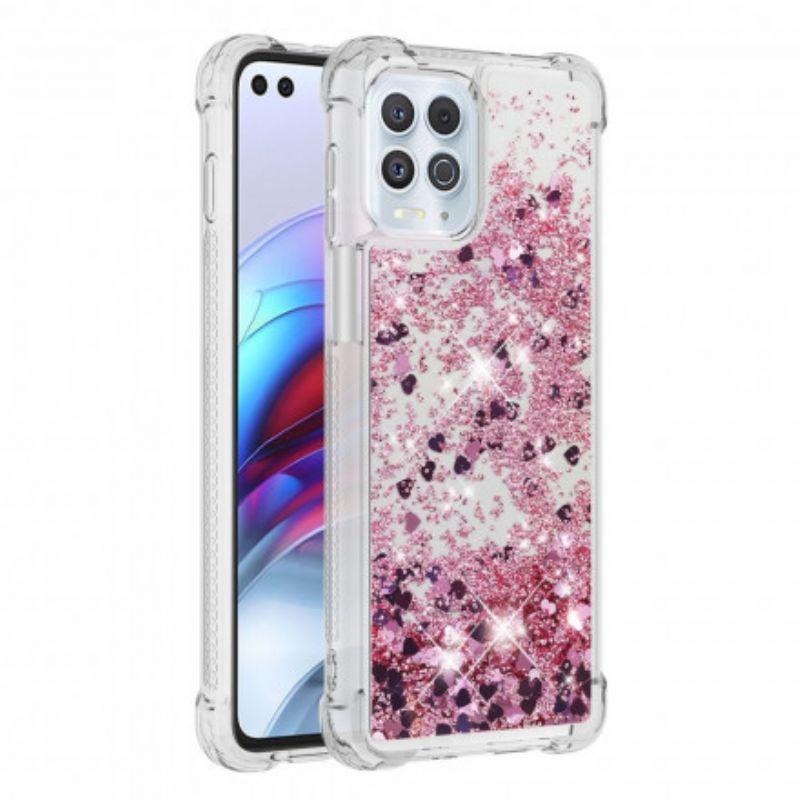 Coque Moto G100 Désires Paillettes