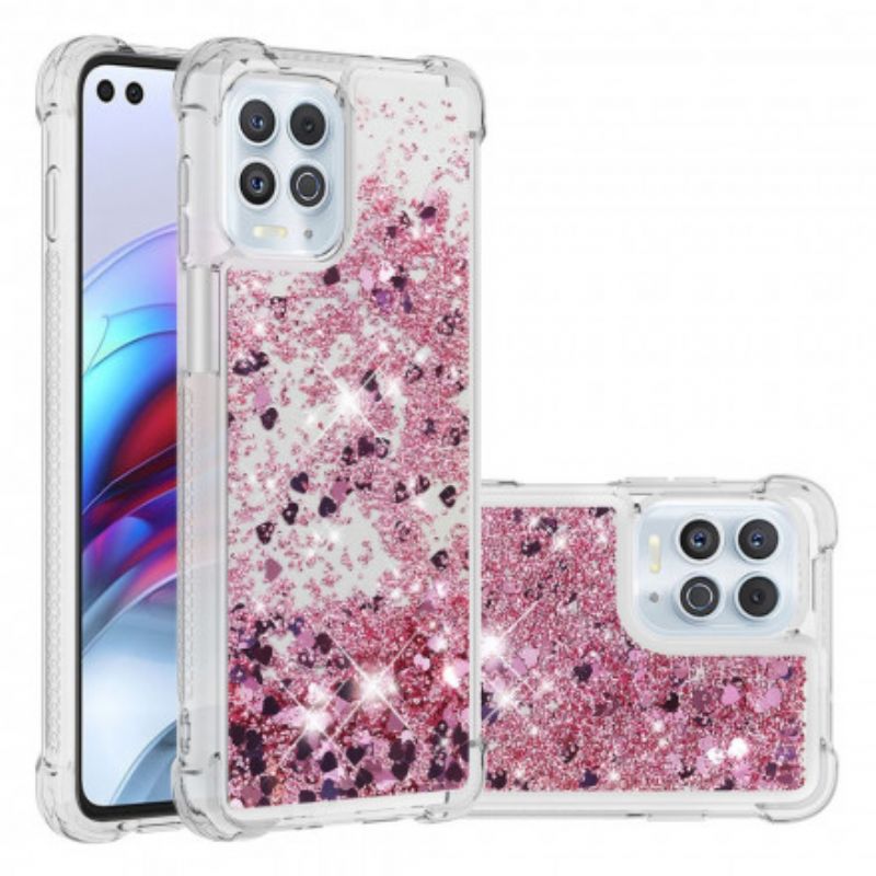 Coque Moto G100 Désires Paillettes