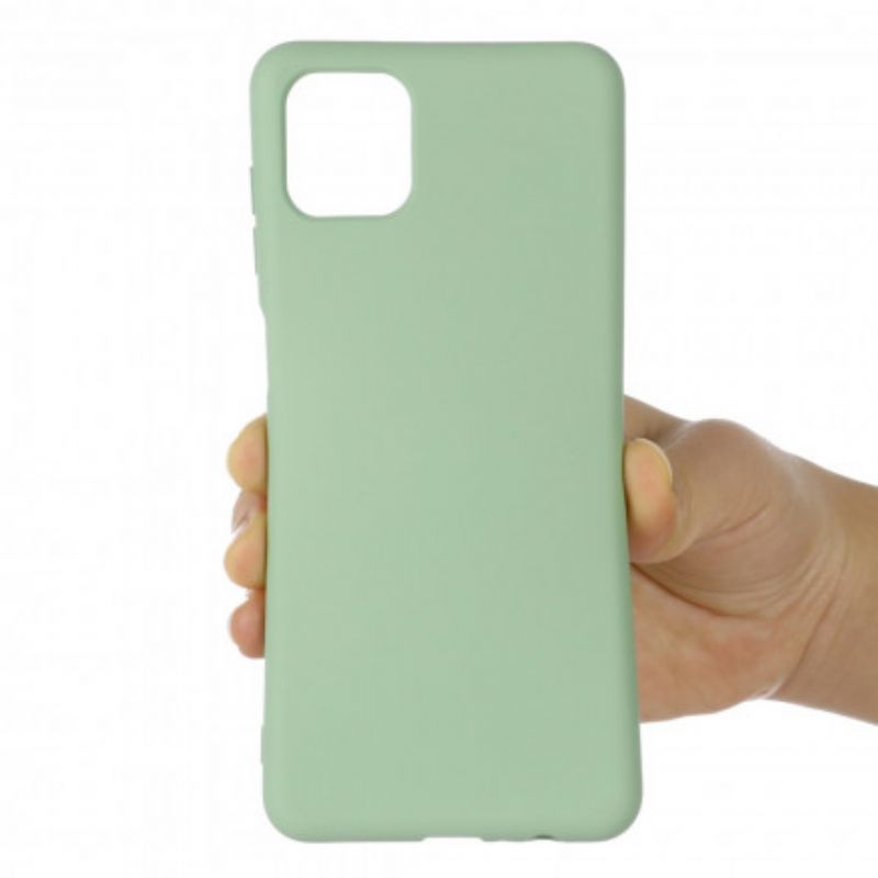 Coque Moto G100 Silicone Liquide Avec Lanière