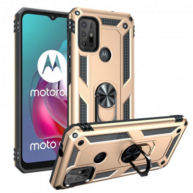 Coque Moto G30 / G10 Anneau Premium