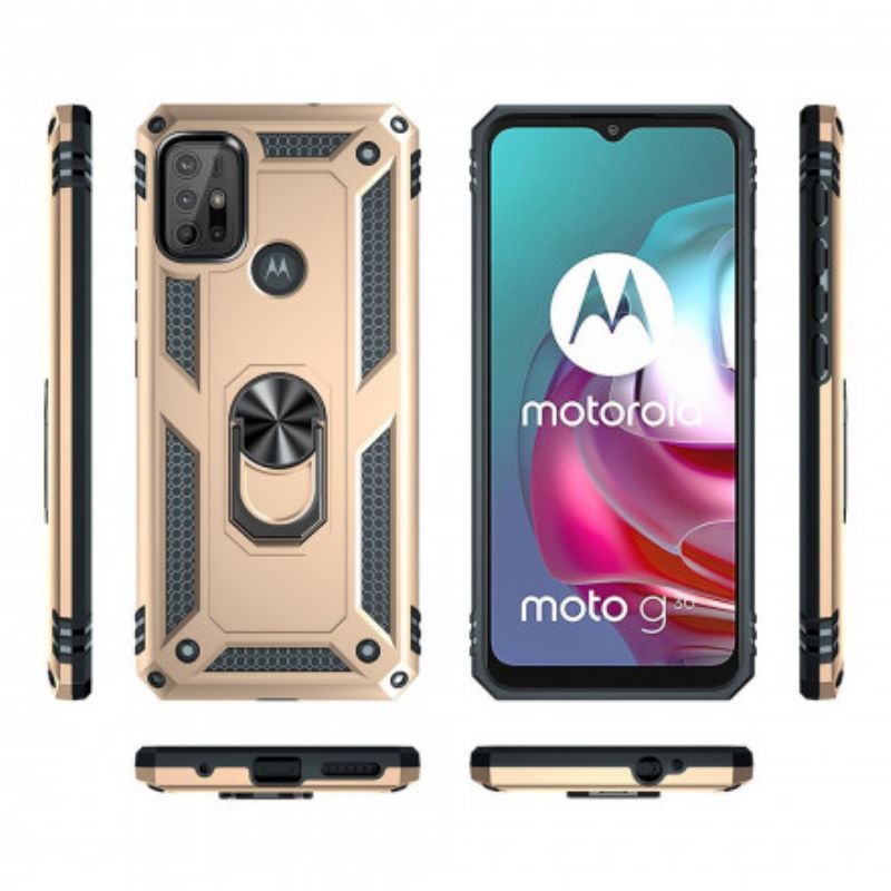 Coque Moto G30 / G10 Anneau Premium