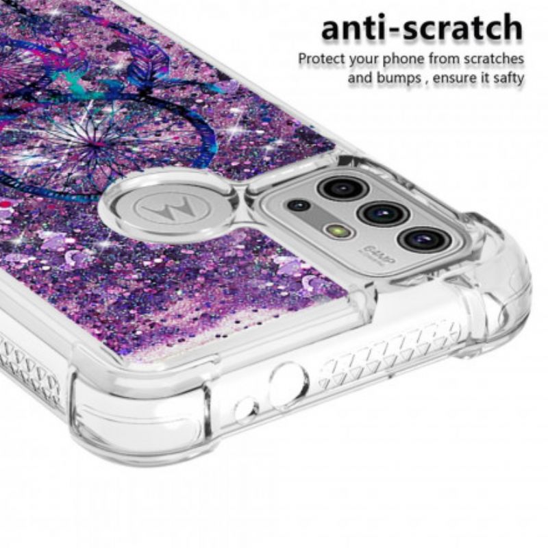 Coque Moto G30 / G10 Attrape Rêves Paillettes