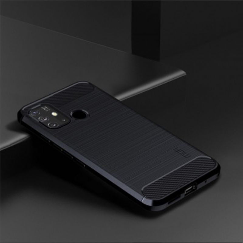 Coque Moto G30 / G10 Fibre Carbone Brossée Mofi