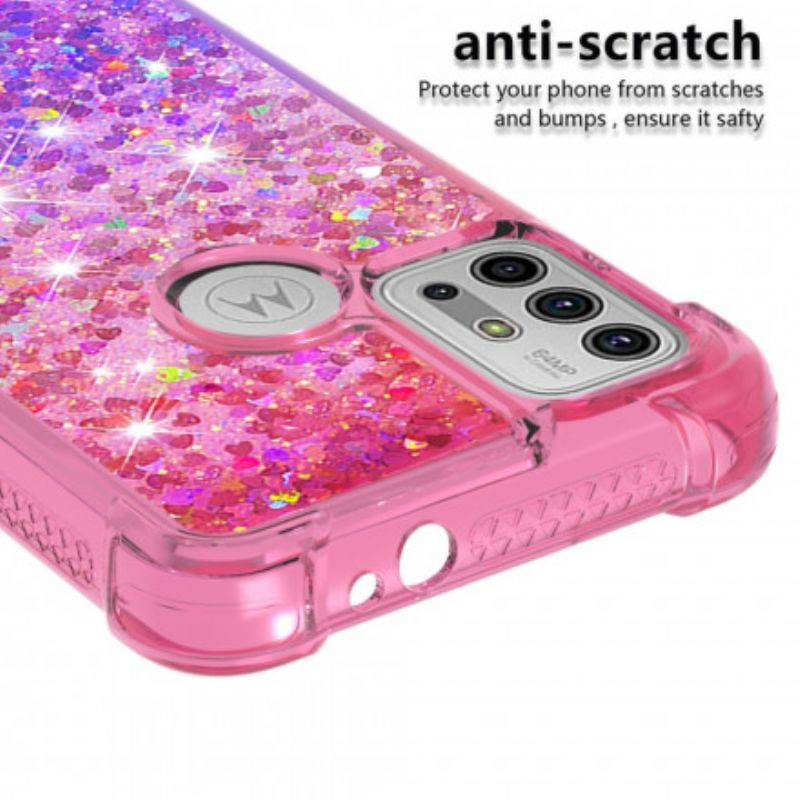 Coque Moto G30 / G10 Paillettes Colors