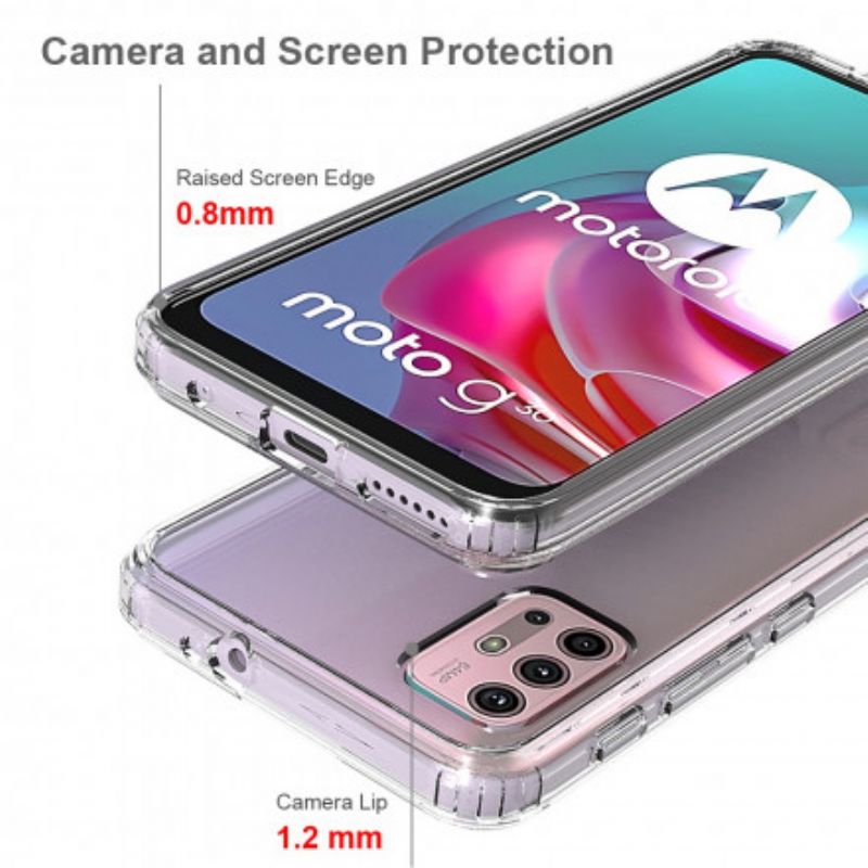 Coque Moto G30 / G10 Transparente Coins Renforcés