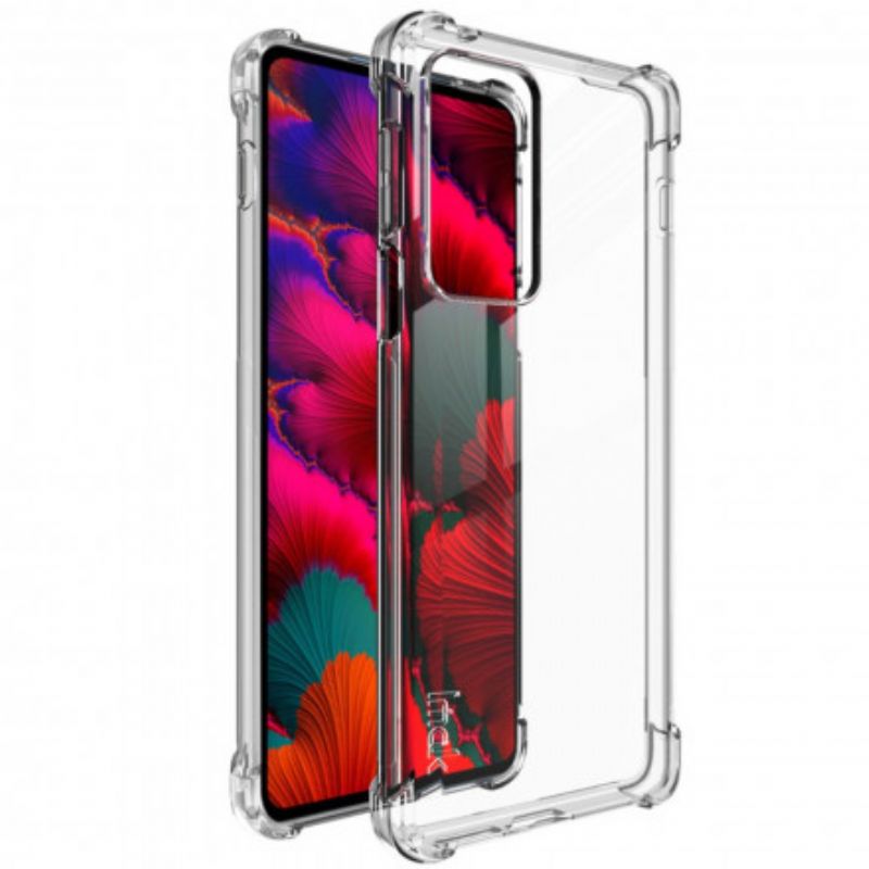 Coque Motorola Edge 20 Pro Transparente Avec Film Écran Imak