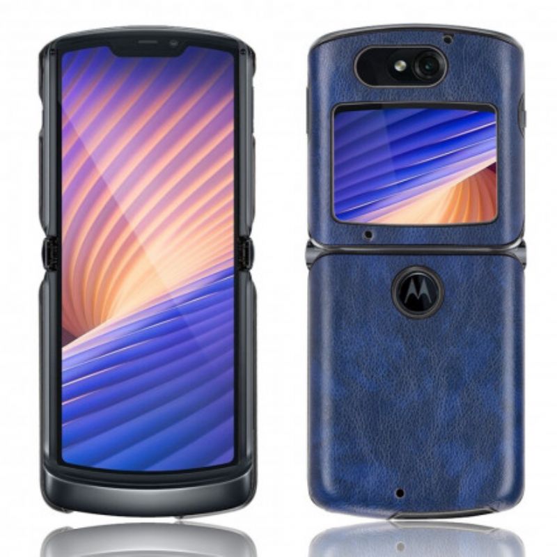 Coque Motorola Razr 5G Simili Cuir Litchi