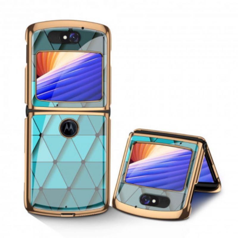 Coque Motorola Razr 5G Verre Trempé Triangles Gkk