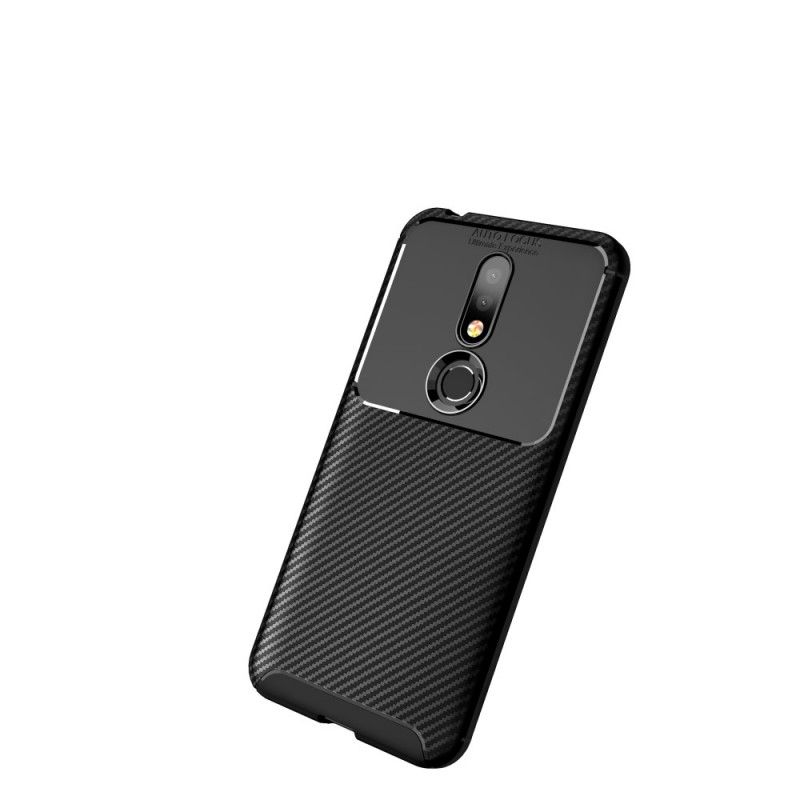 Coque Nokia 7.1 Flexible Texture Fibre Carbone