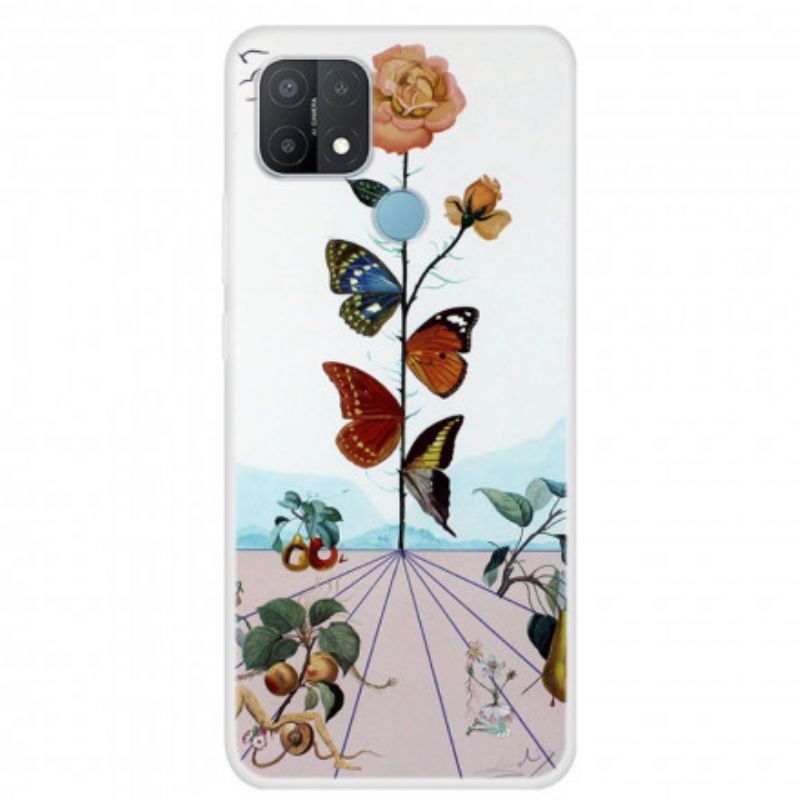 Coque Oppo A15 Papillons De La Nature