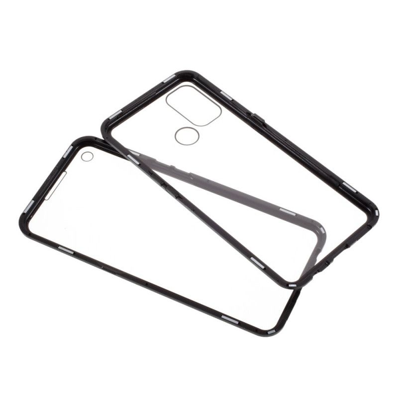 Coque Oppo A53 / A53s Avant Et Arrière Verre Trempé Et Métal