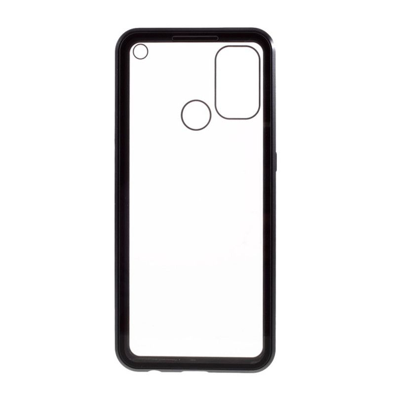 Coque Oppo A53 / A53s Avant Et Arrière Verre Trempé Et Métal