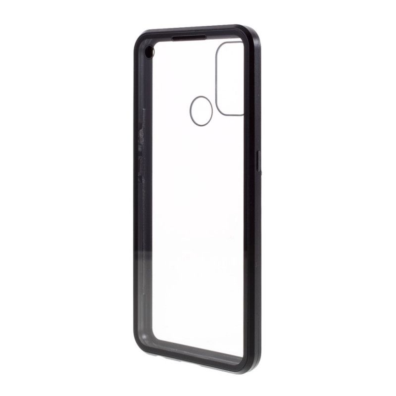 Coque Oppo A53 / A53s Avant Et Arrière Verre Trempé Et Métal