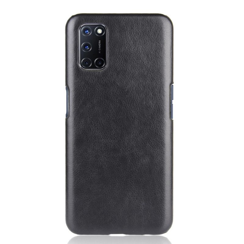 Coque Oppo A72 Effet Cuir Litchi Performance