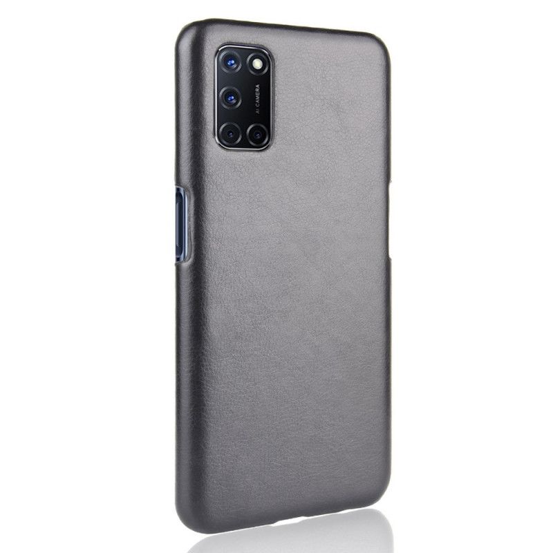 Coque Oppo A72 Effet Cuir Litchi Performance