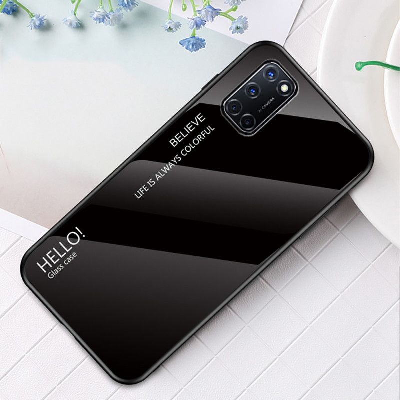 Coque Oppo A72 Verre Trempé Hello